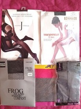 5 X Black BNWT Stockings Holdups Fishnets Seamed Punk Tights