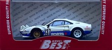 1/43 Best 9308 Ferrari 308GTB 1982 Monte Carlo #137 ?Menes? & Zamborlini BNMIB