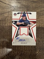 BEN ABELDT 2025 USA STARS & STRIPES ROOKIE DUAL AUTO RPA JERSEY PATCH AUTOGRAPH!
