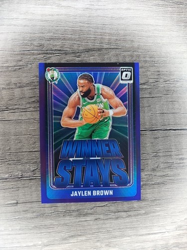 2024-25 Donruss Optic - Jaylen Brown Winner Stays Purple Prizm #7