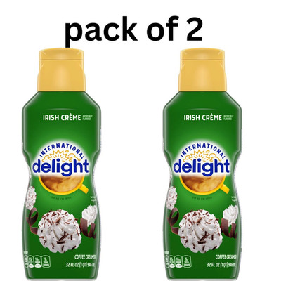 International Delight Liquid Coffee Creamer - Irish Creme 32 oz (2 pk)