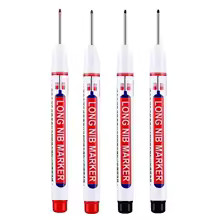 4Pcs/Set 20mm Deep Hole Long Nib Head Markers For Metal.