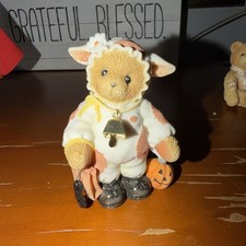 2005 Cherished Teddies "Isle" "Have A Moo-velous Halloween" 4002850 Adorable