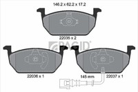 Bremsbelagsatz BremsklöTze FüR Skoda Octavia III Combi 5E5 5E3 NL3 NR3