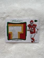Alex Smith Flawless Jumbo Patch 3/5 Game Worn Letter T Chiefs SSP Panini