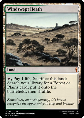 Windswept Heath - Premium Quality - Not Tournament Authorized