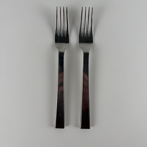 Set of 2 Ralph Lauren Academy Dinner Forks Stainless Steel Flatware 8 1/4"