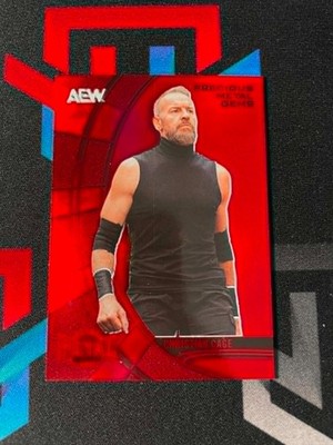Upper Deck AEW Metal 2025 Christian Cage Red Precious Metal Gems /100