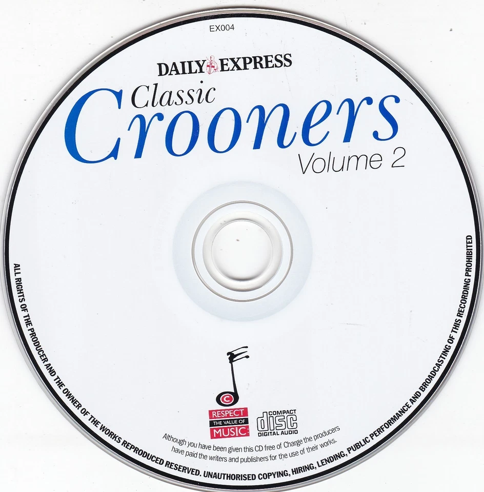 CLASSIC CROONERS Volume 2 ( DAILY EXPRESS Newspaper CD ) - Bild 3 von 3