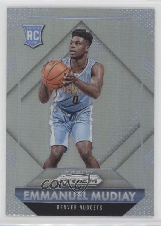 2015-16 Panini Prizm Rookies Silver Prizm Emmanuel Mudiay #316 0nr3