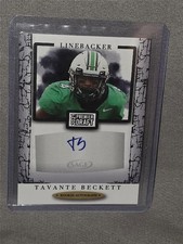 TAVANTE BECKETT 2021  SAGE Premier Draft  Black #A22 AUTO  Rookie Card RC  Marsh