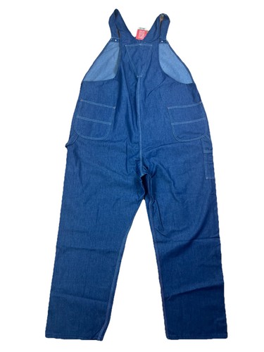 NEW Red Kap Men's Denim Bib Overall Size 54"X32" - Picture 2 of 24