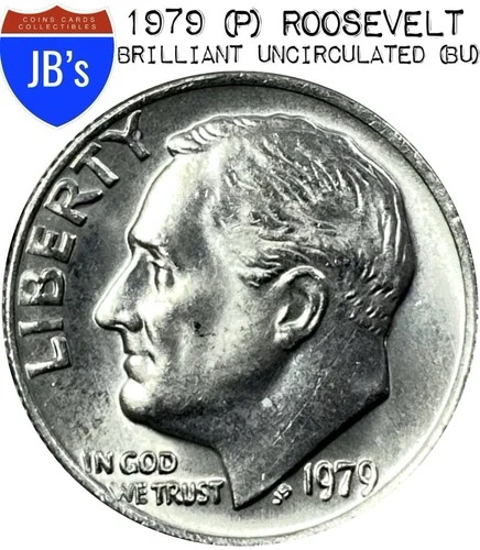 1979 (P) Roosevelt Dime 10c - BRILLIANT UNCIRCULATED (BU)