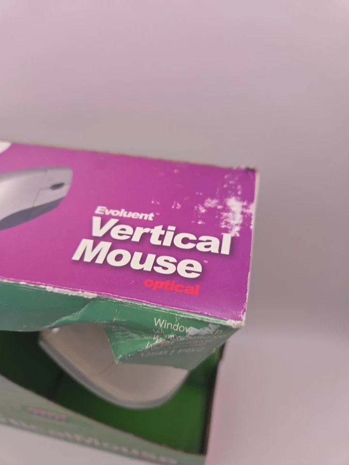 Evoluent  Vertical Mouse Optical Wired USB Vertical Mouse - New Box Damage - Image 3 of 4