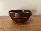 Columbia Pottery Products Brown Stoneware 7" Antique Illinois Bowl USA
