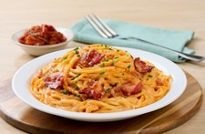 Bacon Kimchi Carbonara Recipe
