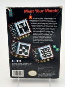 Puzznic Nintendo NES Complete Game CIB Tested Puzz Nic Puzzle Box + Manual