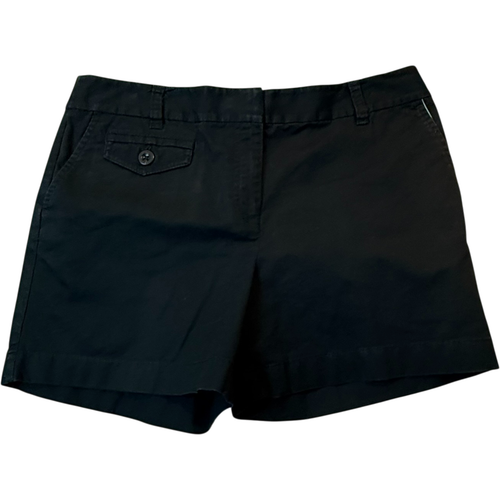 Ann Taylor Damengröße 8 zierlich einfarbig schwarz lässig Chino Shorts mit Taschen - Bild 1 von 7