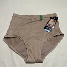Women s Bali DFS064 Firm Control Light Leak Brief Nude Size Large Read Descripti