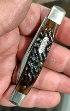 CASE XX 62032 1996, 6 Dot  Medium Texas Jack, Jigged Brown Bone Scales Near Mint