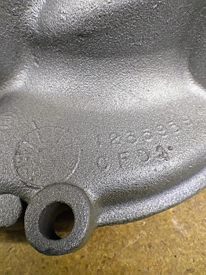 Bomba de agua Buick 350 1971-72 OEM 1235959 WP1393 hecha en EE. UU. Foto 2 de 4