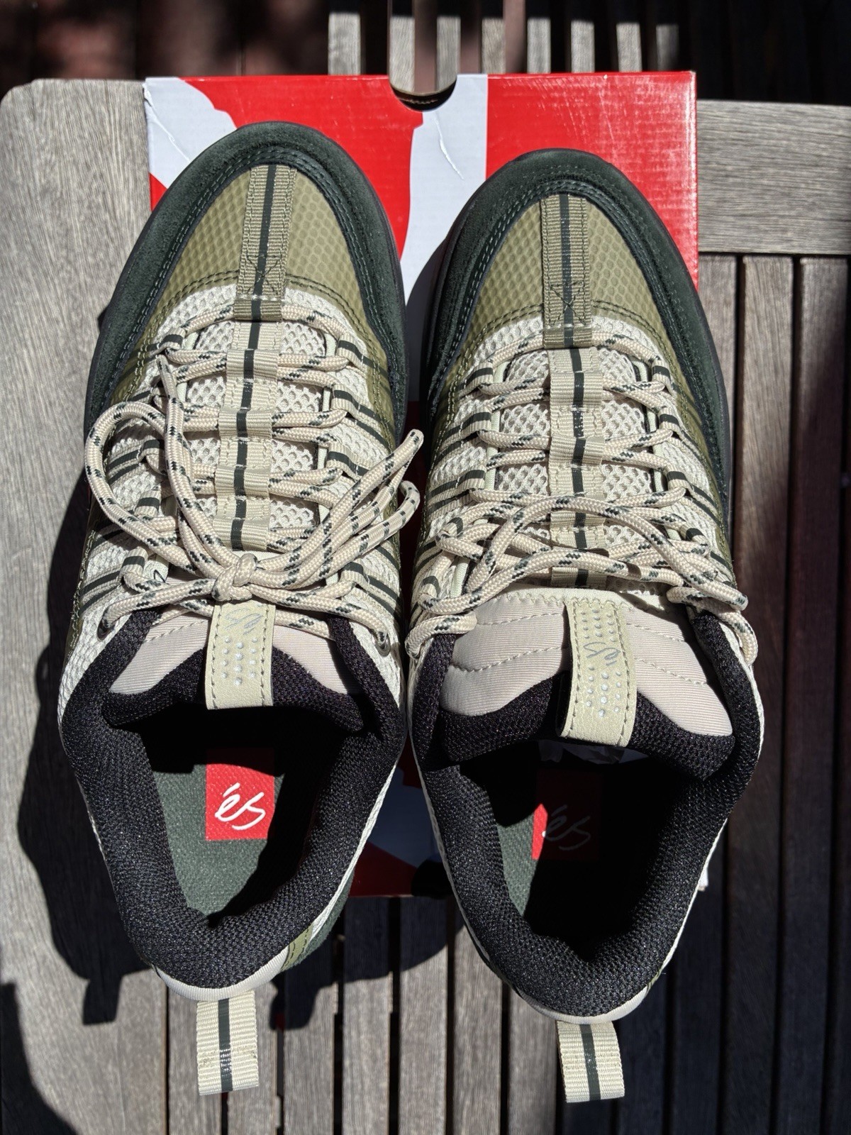 éS Imprint Men's Skateboarding Shoes Green US 9.5 Medium (D, M) 5