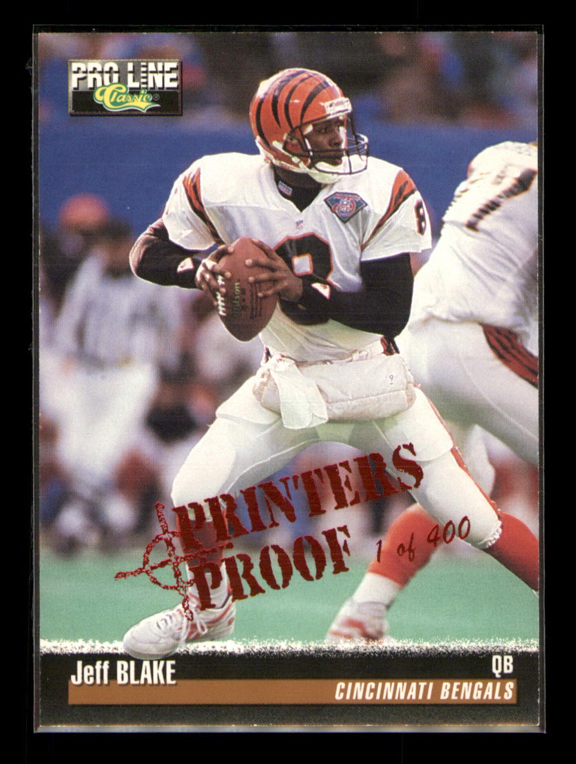 1995 Pro Line #6 Jeff Blake Printer's Proofs /400