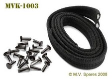 Mb Gpw Jeep Grille Welting Kit With Rivets - Free Shipping