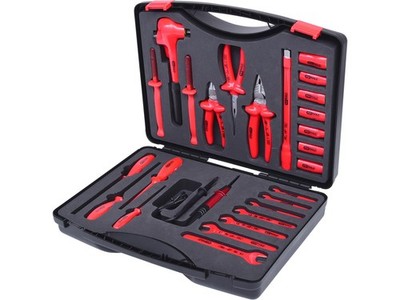 KS TOOLS 117.1840 Werkzeugsatz mit isolierten Werkzeugen, 26-tlg