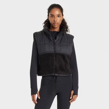 Women's High Pile and Quilted Vest - JoyLab