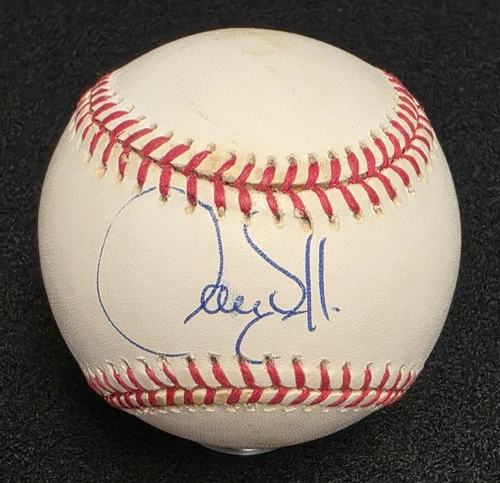 LARRY WALKER Signed Official Baseball-EXPOS-CARDINALS-COLORADO ROCKIES-JSA