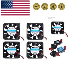 4pcs 3D Printer Fan 12V, 40mm 12 Volt 0.08A DC Mini Quiet Cooling 40 x 40 x10...