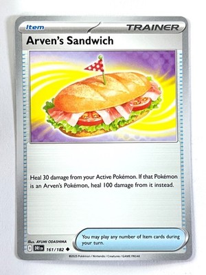 Arven s Sandwich 161/182 Destined Rivals Uncommon - Pokemon TCG - Near Mint NM