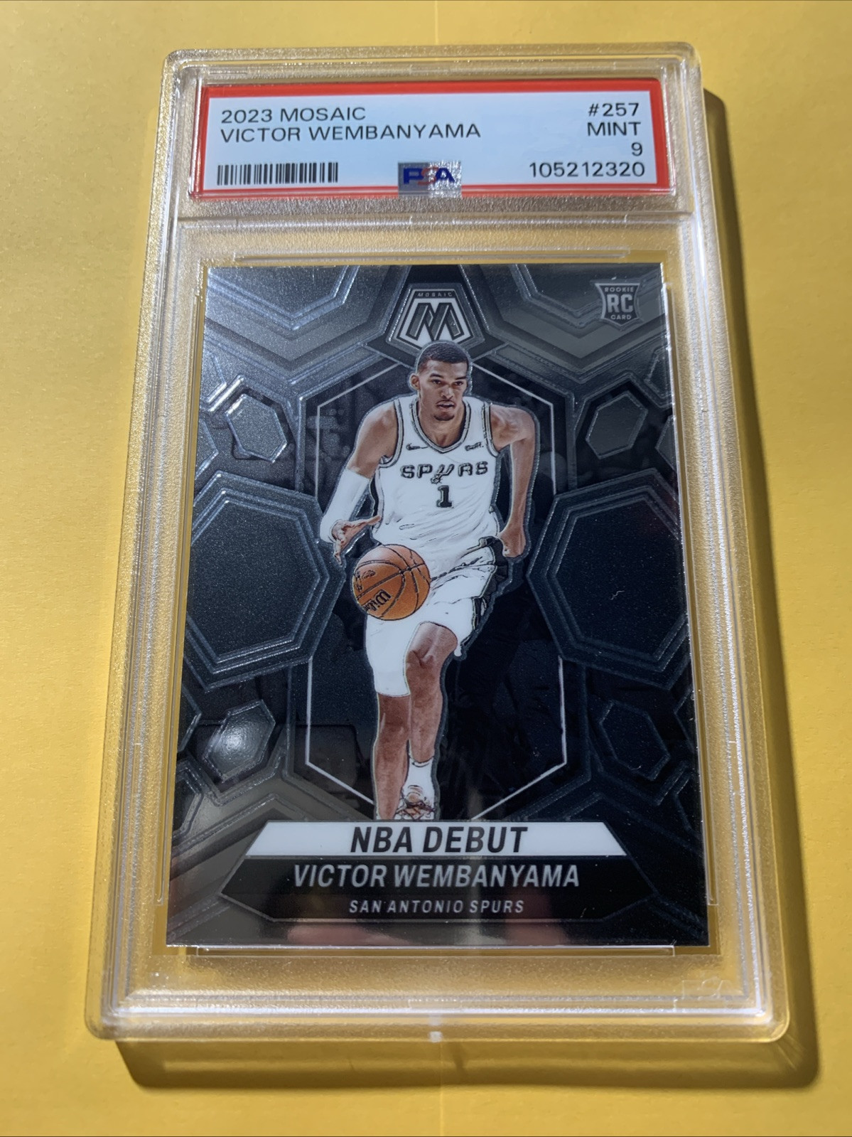 2023 Mosaic PSA 9 Victor Wembanyama (RC) #257