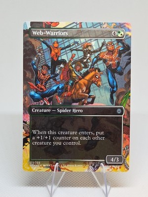 Web Warriors (Borderless) X1 SPM MTG Marvel's Spider-Man FB1