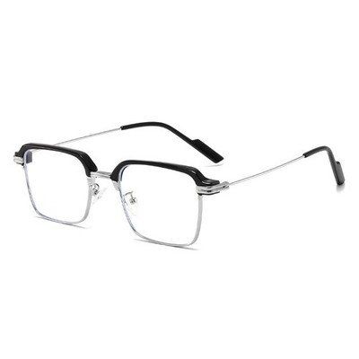 Luxury Ultra Light Half Rim Antique Eyeglass Frame Men Women Retro Eyewear