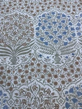 Lee Jofa "Sameera" Fabric Yardage in Color "Saphire/Gold"