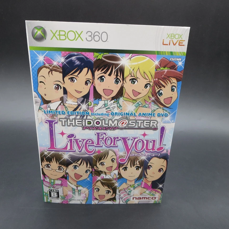 The Idolmaster XBOX 360 SEALED NEW Limited with Anime DVD Japanese Version - Image 2 of 4