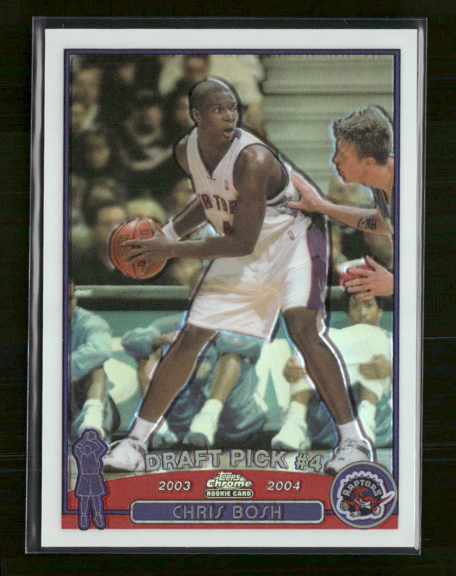 2003-04 Topps Chrome Refractors Chris Bosh Rookie #114