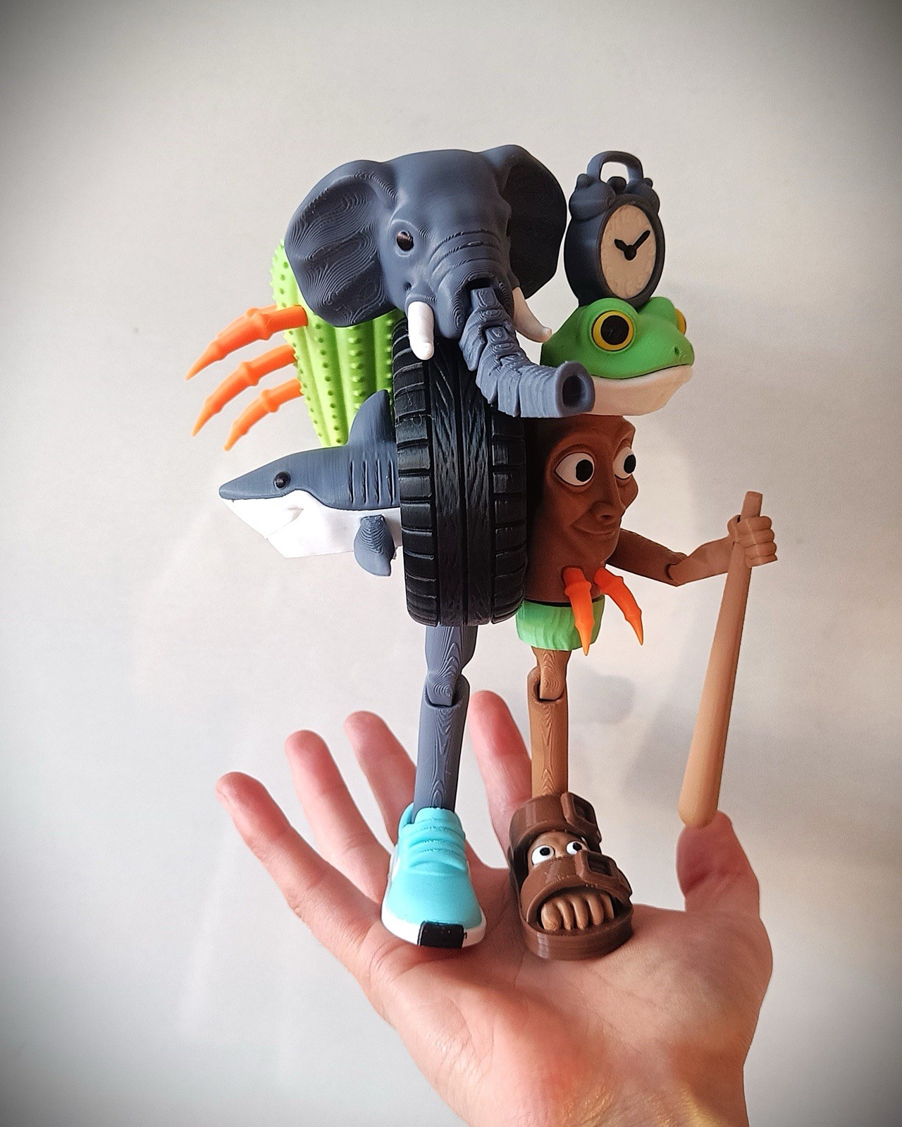 La Grande Combinazione – Articulated Italian Brainrot Figurine Toy Kids & Adults