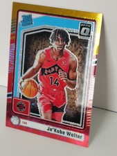 2024 Panini Donruss Optic Intl Ja'Kobe Walter #283 Red Gold Prizm /99