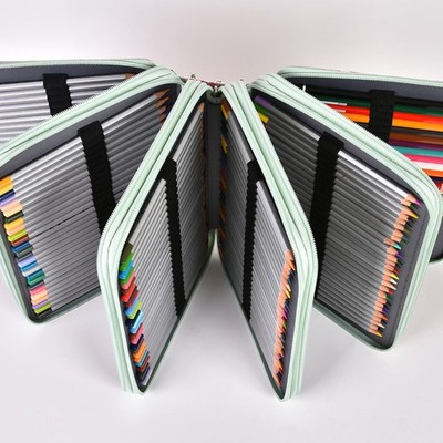  Schreibwarentasche Schreibwarenbeutel Zipper -Stiftbeutel Federmäppchen