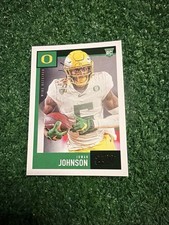 2020 Score Rookies- Juwan Johnson - Oregon Ducks & NO Saints TE-RC#431 AP1