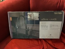 Allen  Roth Bryton Stainless Steel Finish Pull-Down Kitchen Faucet With LED