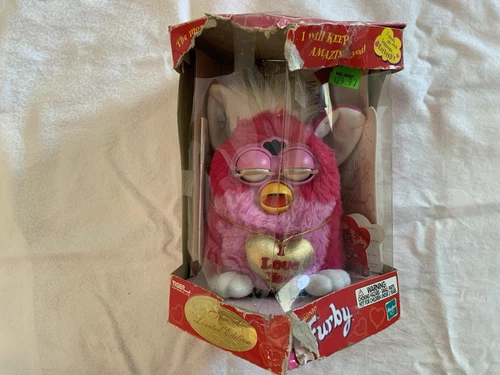 VTG FURBY VALENTINE’S DAY Pink I Love You 70-888 Limited 1999”