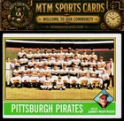 1976 Topps #504 Pittsburgh Pirates / Danny Murtaugh Team Checklists