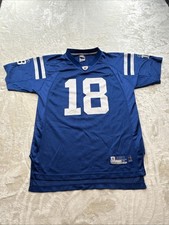 VTG Reebok On Field Indianapolis Colts Peyton Manning 18 Jersey Size XL Youth