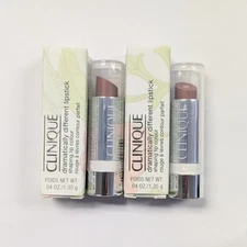 Lot of 2 Clinique Dramatically Different Lipstick in 04 Canoodle Travel Size