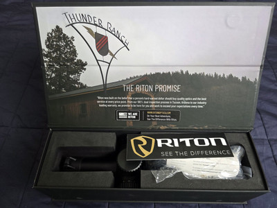 Riton Optics 5 Tactix 1-6x24mm 30mm Tube Illuminated Green Thunder Ranch Scope