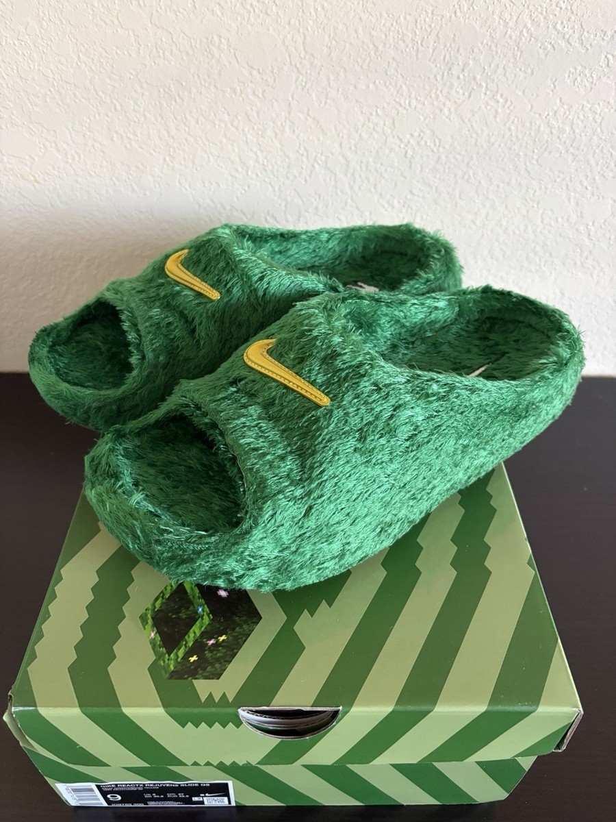 Rawhide Nike ReactX Rejuven8 Slide Touch Grass IO9763 300 Green | eBay